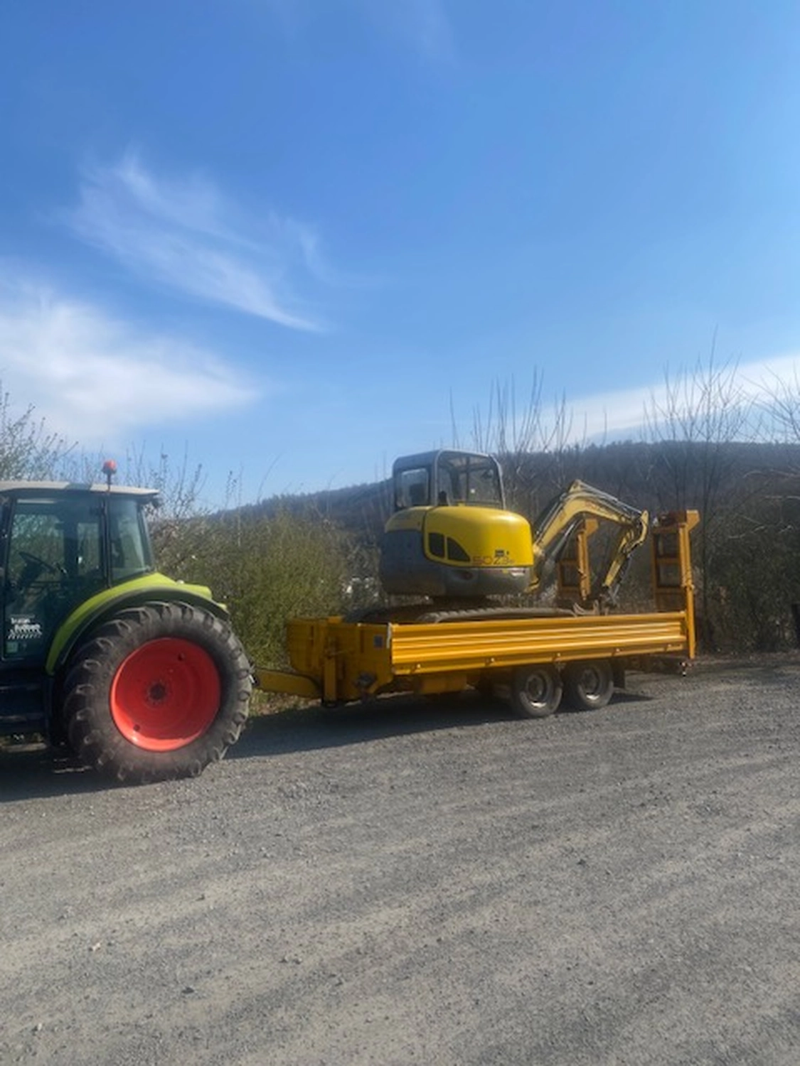mobil s&s GmbH - Maschinenbau - Gelber Bagger Wacker Neuson 50Z3