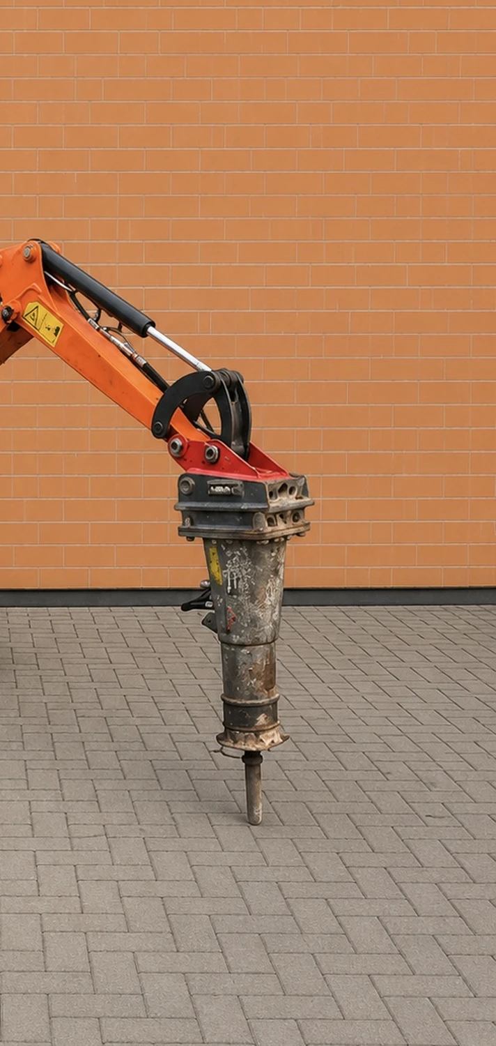 mobil s&s GmbH - Maschinenbau - Orangefarbener Bagger Doosan DX10Z